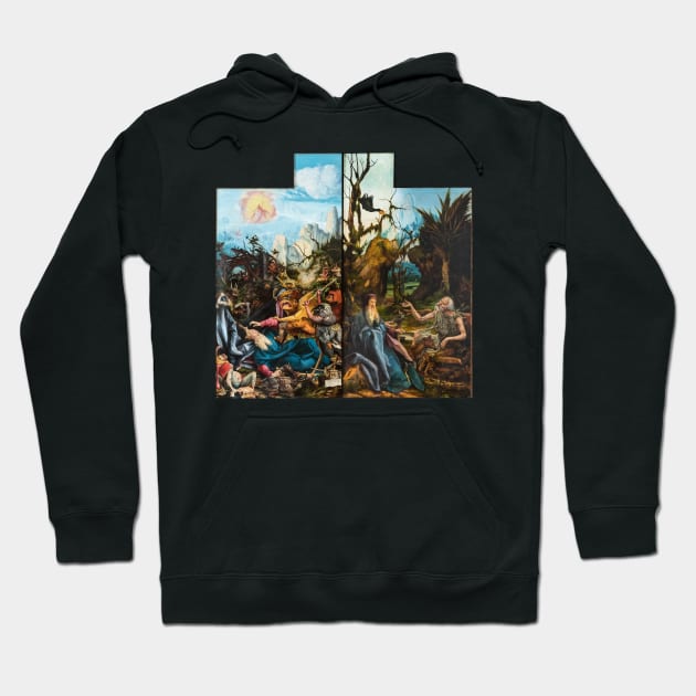 The Temptation of Saint Anthony - Matthias Grünewald Hoodie by themasters